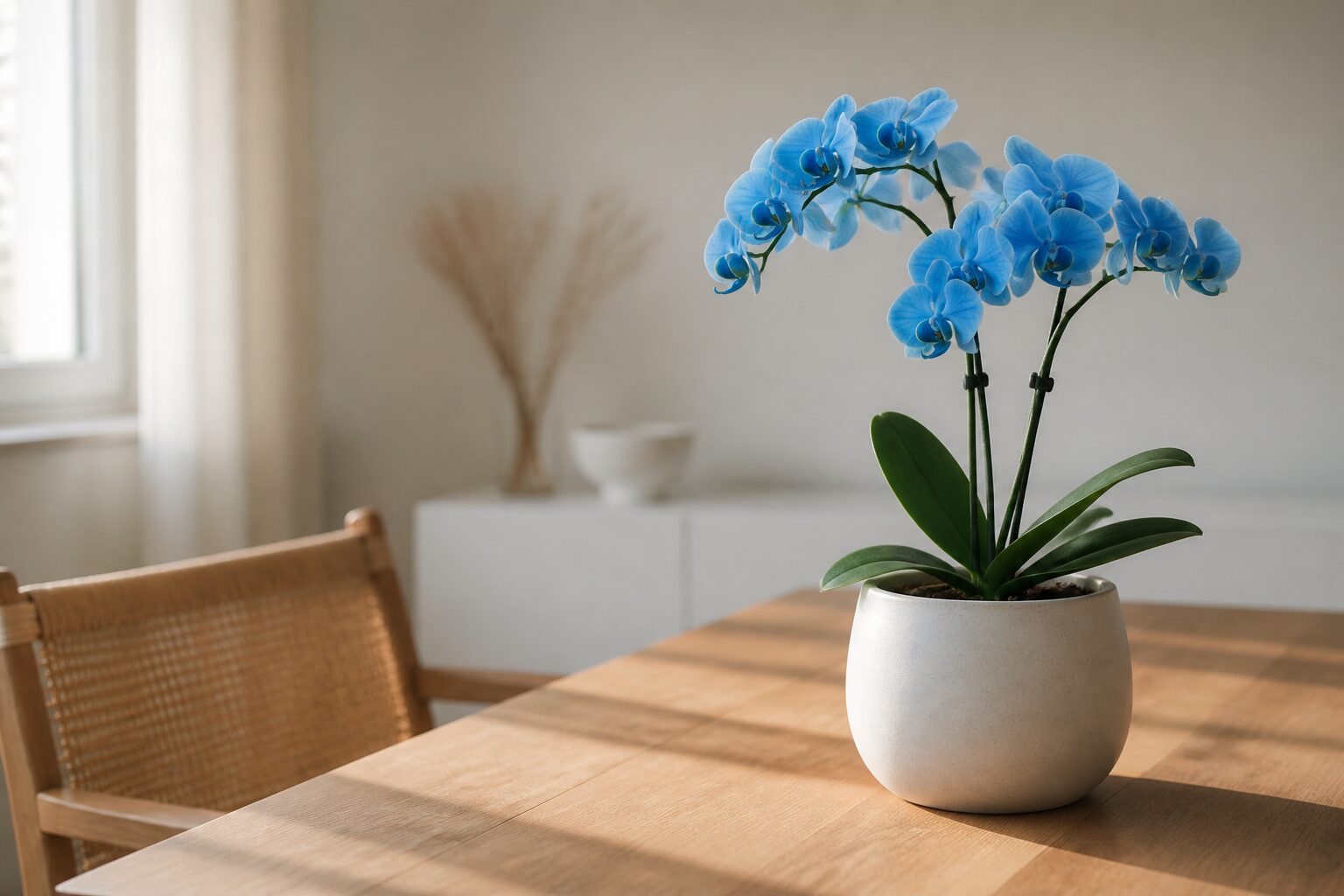Orchidée bleu : teinture ou vraie couleur naturelle ?