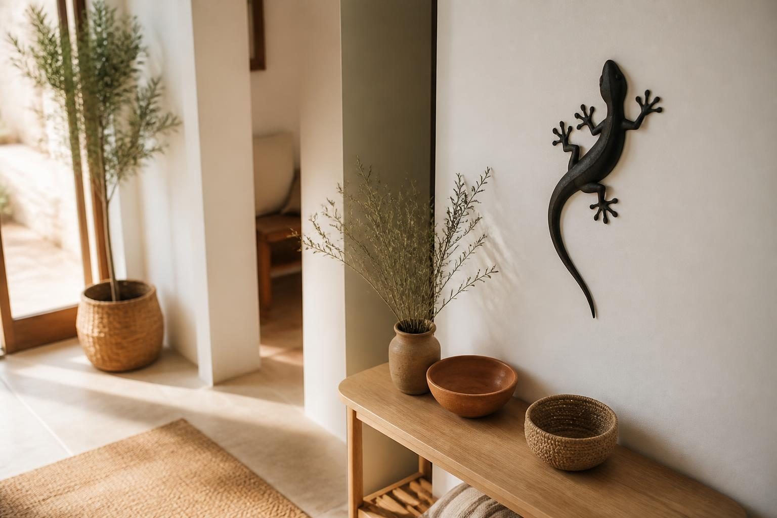 Gecko design : le porte-bonheur qui décore vos murs