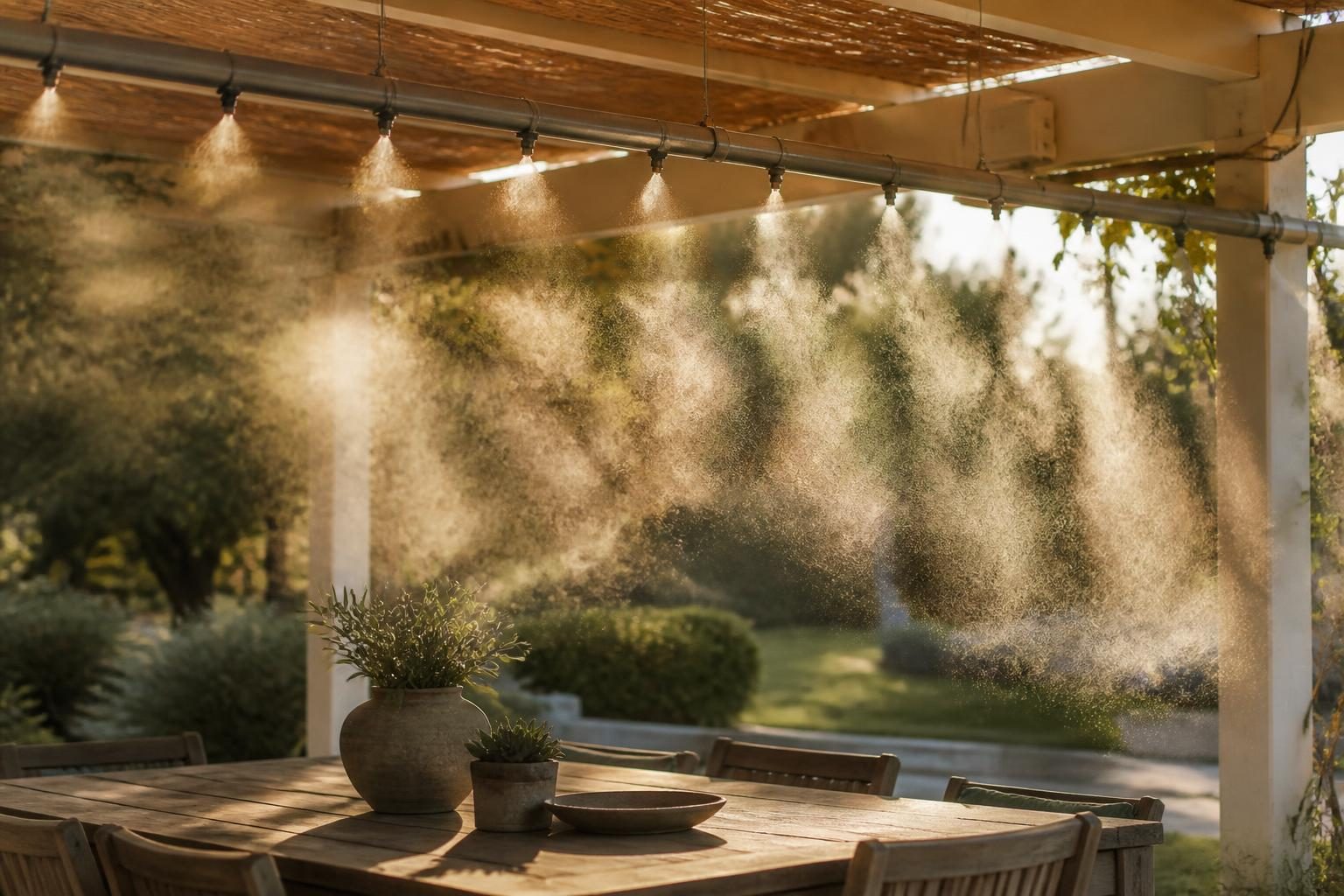Brumisateur terrasse : la solution contre la chaleur d’été